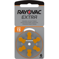 Батарейки для слуховых аппаратов Rayovac Extra Advanced 13, 6 шт.