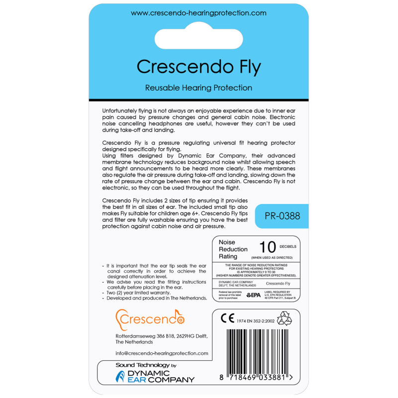 Беруши Crescendo Fly