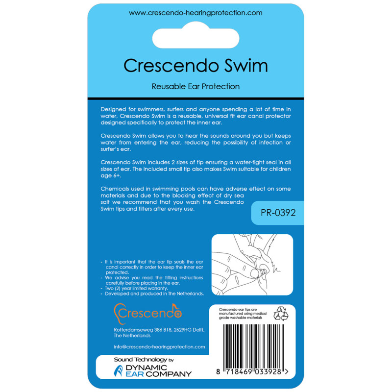 Беруши Crescendo Swim & Surf